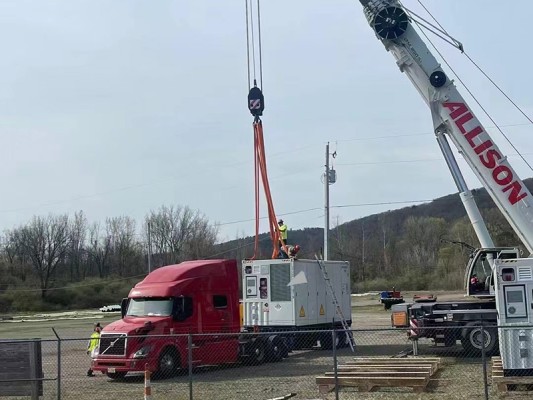 Energy storage cabinet DDU transportation